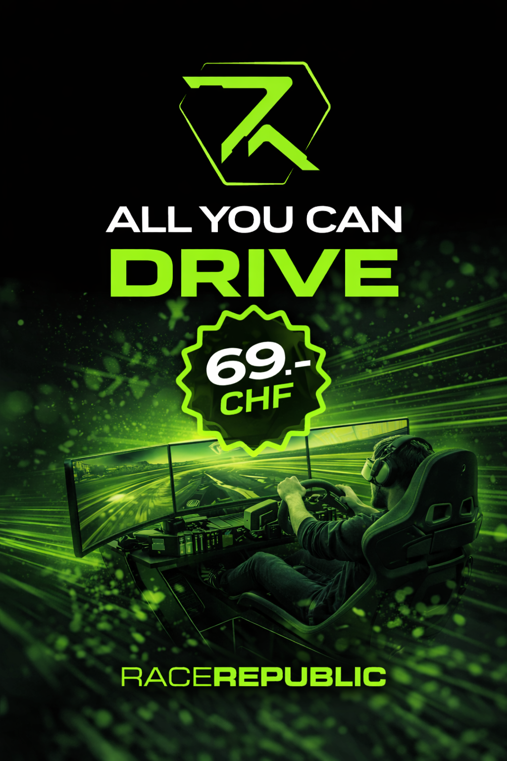 Volantino All You Can Drive RaceRepublic